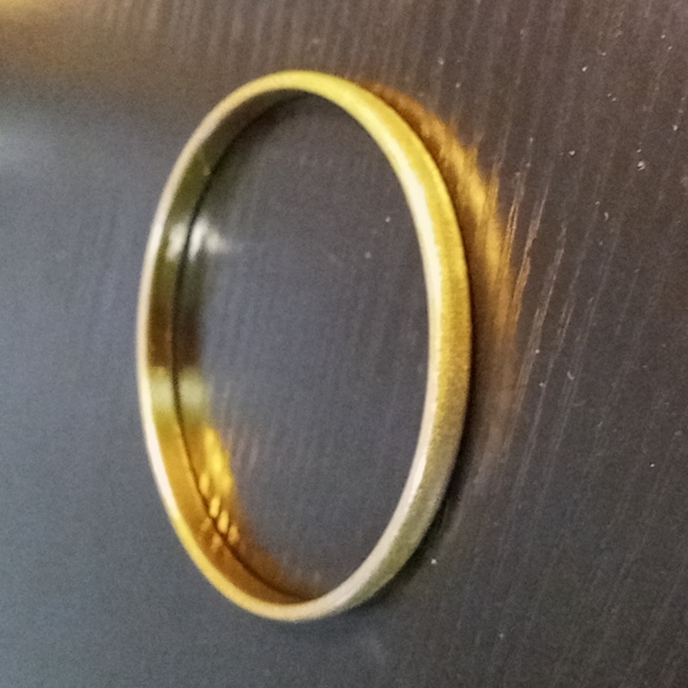 Monet gold bangle (thin)
